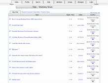 Tablet Screenshot of chemicalforum.webqc.org